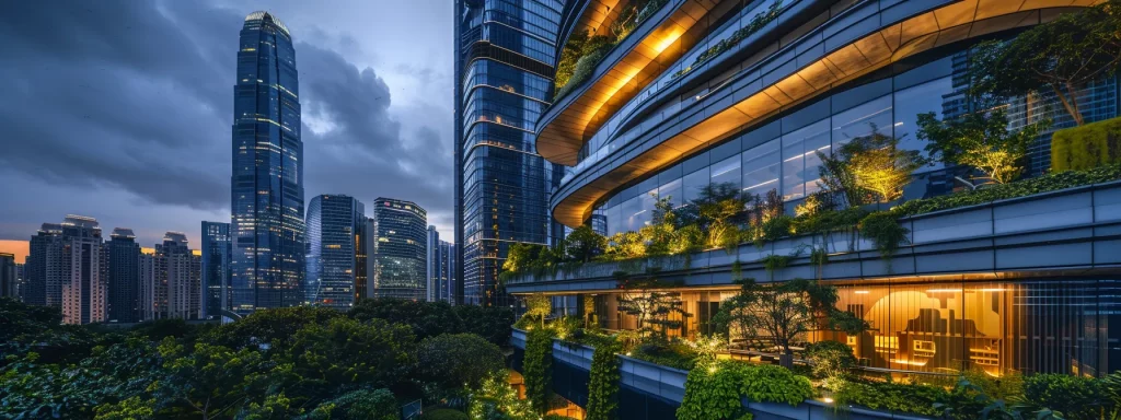 a a futuristic urban skyline at f459f738 d02b 4327 8e97 e610824be289