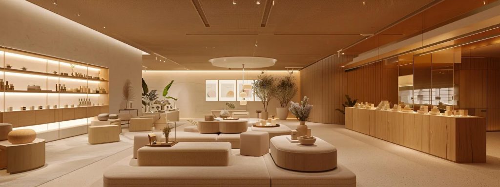 a sleek, modern interior showcases adaptive design solutions, featuring adjustable partitions and multifunctional furniture, all meticulously arranged to highlight the seamless blend of personalised comfort and contemporary aesthetics.