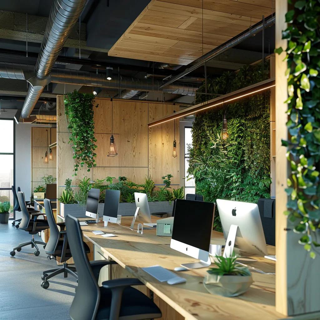 Eco-friendly office fit-out in Cardiff with sustainable materials and biophilic design
